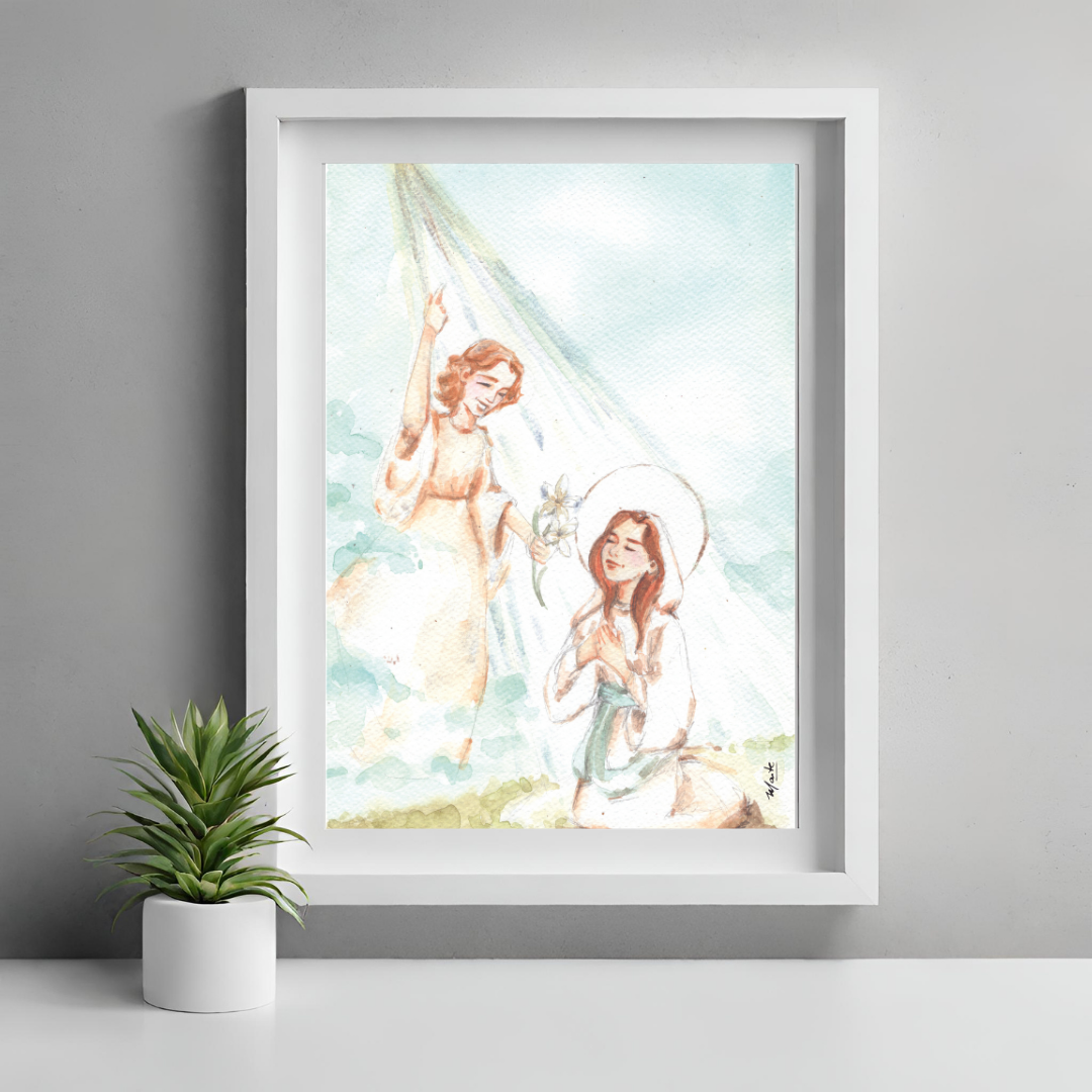 Lámina Anunciación del Angel a María - Print