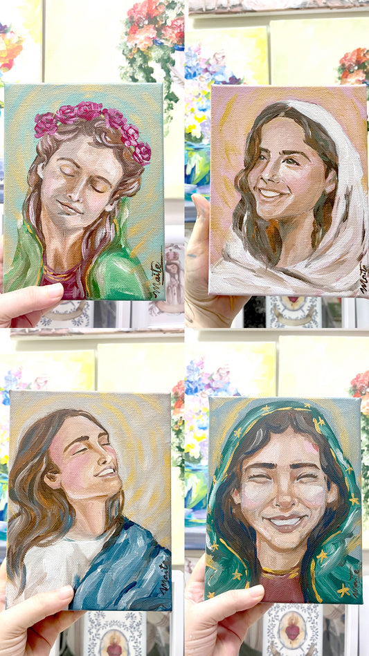 La Alegría de Nuestra Señora de Guadalupe - Cuadro Original