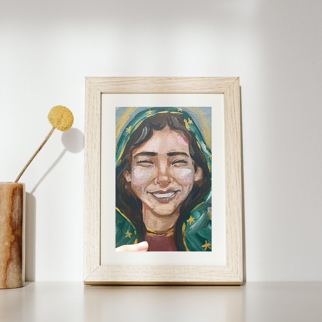 Lámina la Alegría de la VIrgen de Guadalupe - Print - Maria Mírame