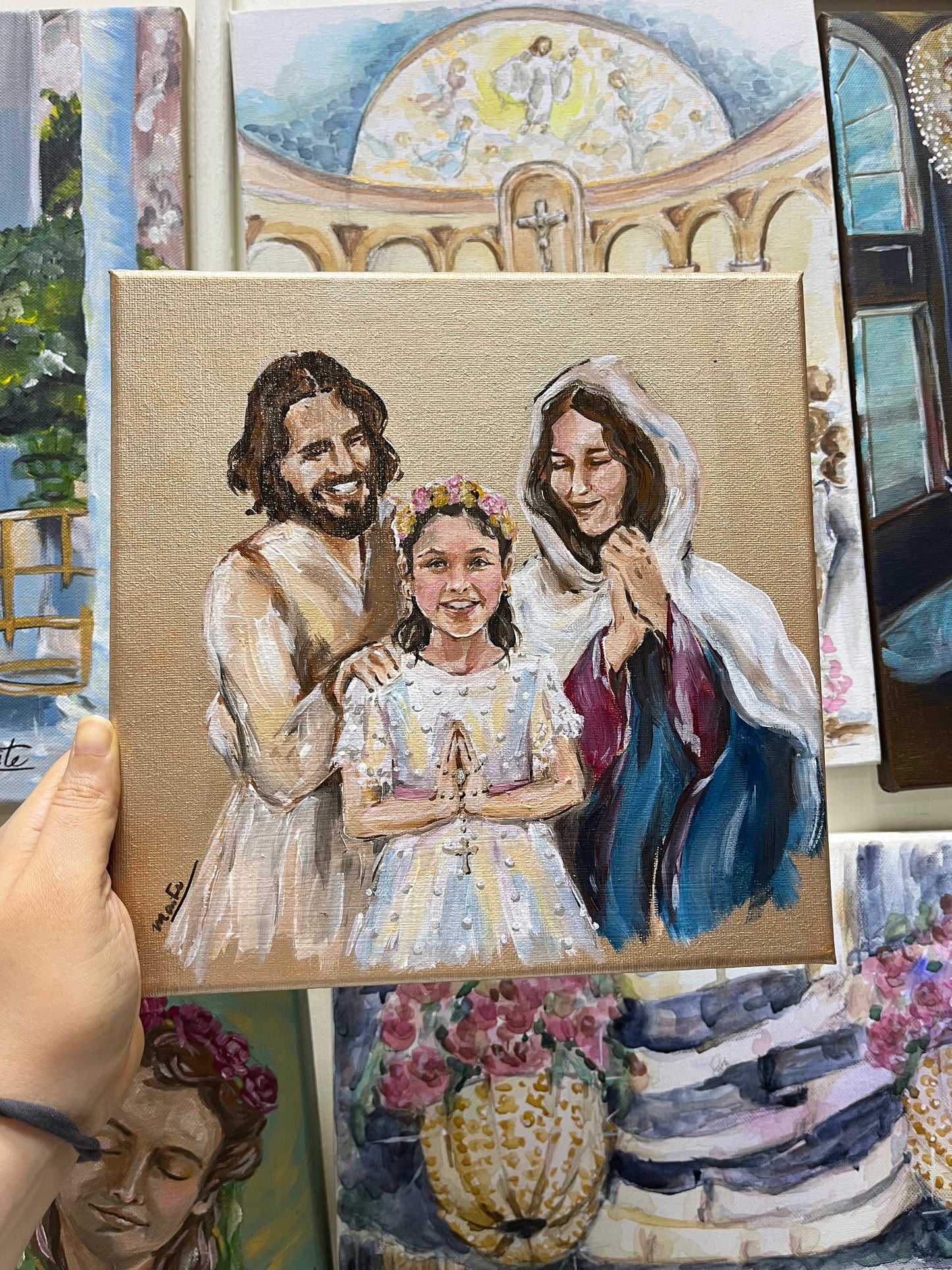 Bajo Pedido - Cuadros y Retratos Impresionistas - Acrílico