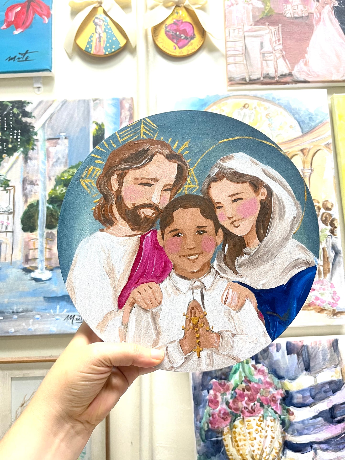 Bajo Pedido - Aplique 25cm - Retrato Familiar o Personalizado