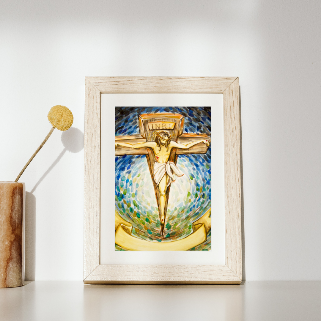 Lámina Jesucristo Crucificado - Print