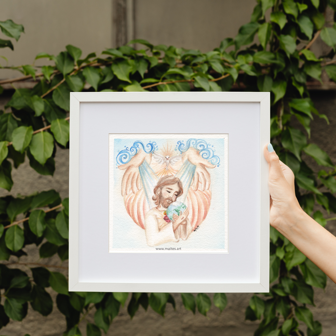 Lámina Santísima Trinidad - Cuadrado - Print
