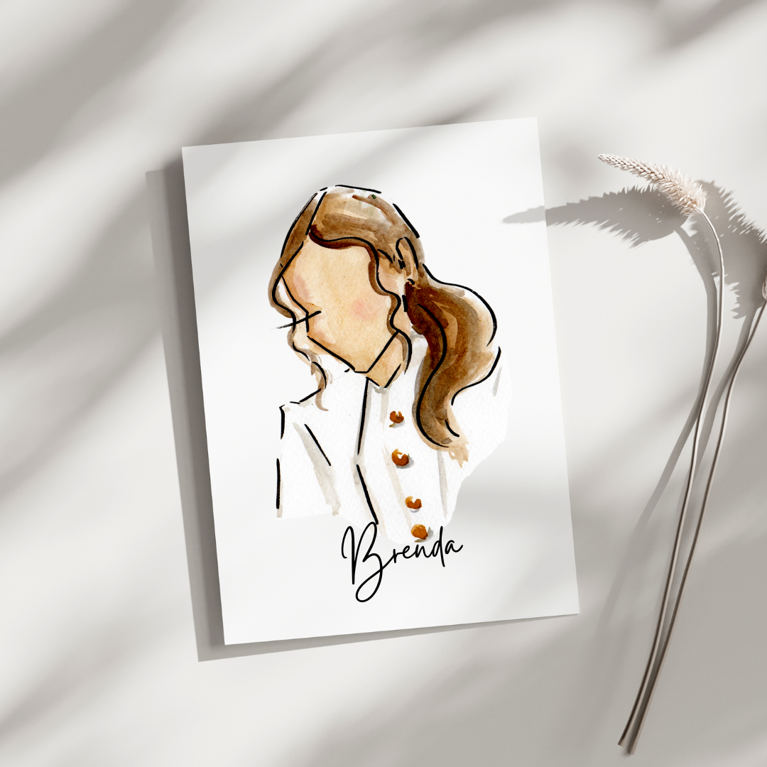 Bajo Pedido - Ilustración Faceless - Invitados