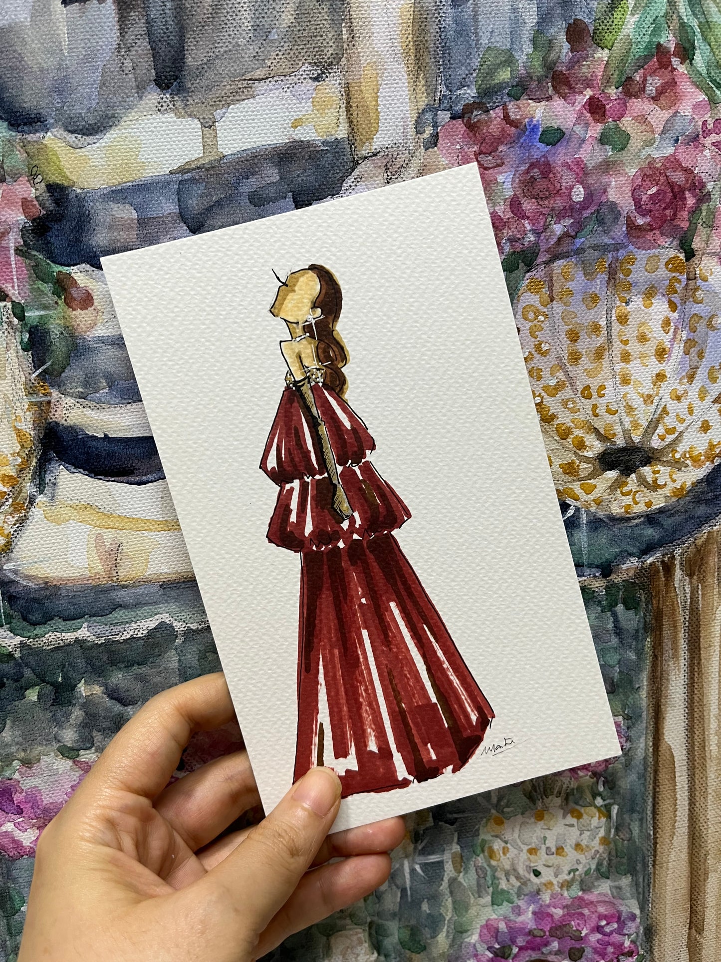 Bajo Pedido - Ilustración Faceless - Invitados