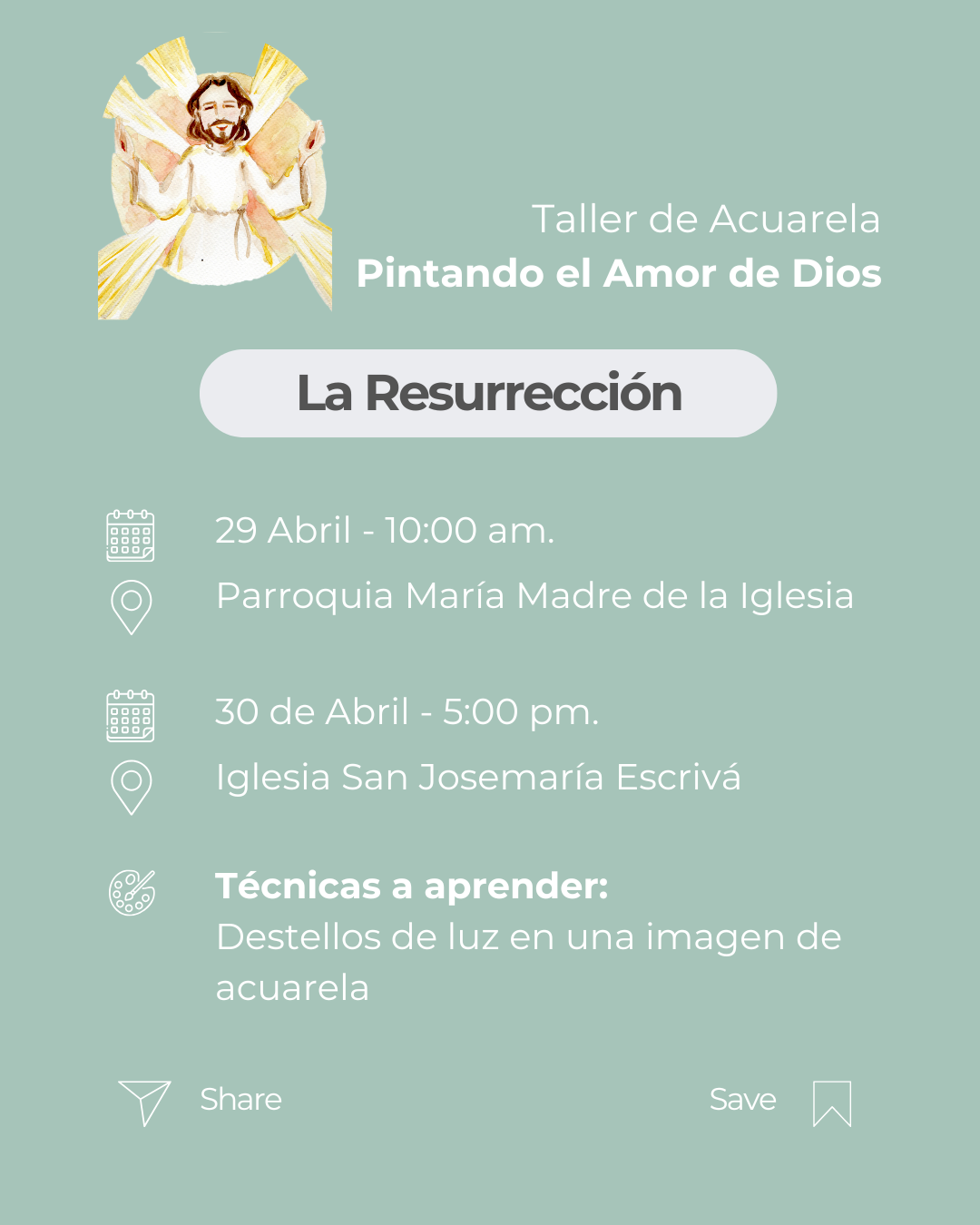 Cursos de Acuarela - Pintando el Amor De Dios