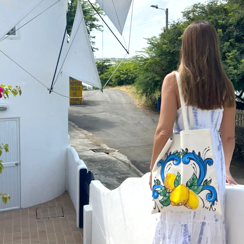Bajo Pedido - Tote Pintado a Mano - Personalizado unitario