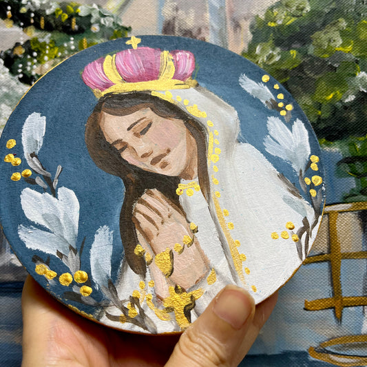 Virgen de Fatima - Aplique de Pared - Maria Mírame