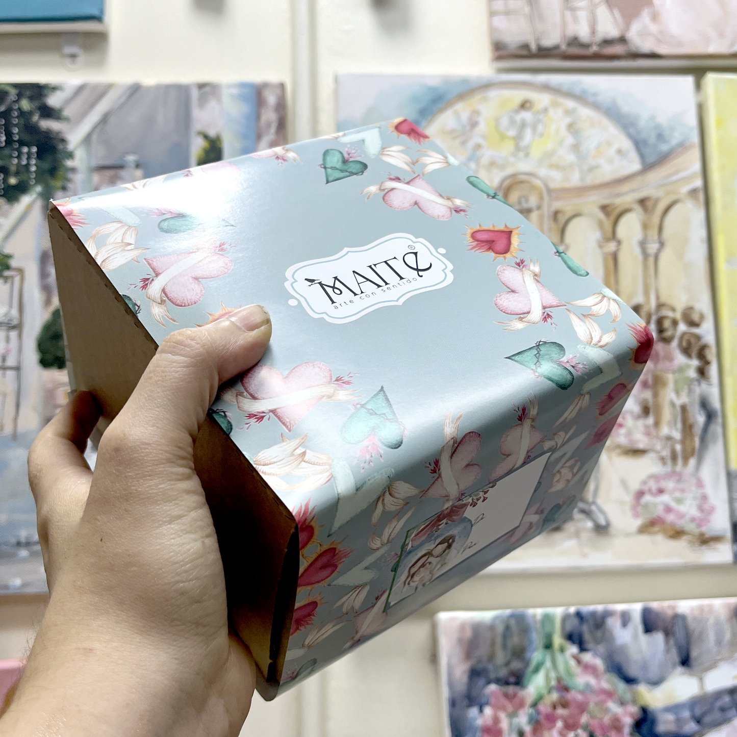 Cajita de Fe - Libro para colorear - Gift Box