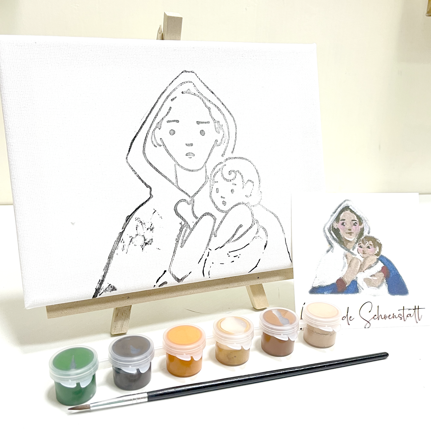 Kit Lienzo Para Pintar - Unitario