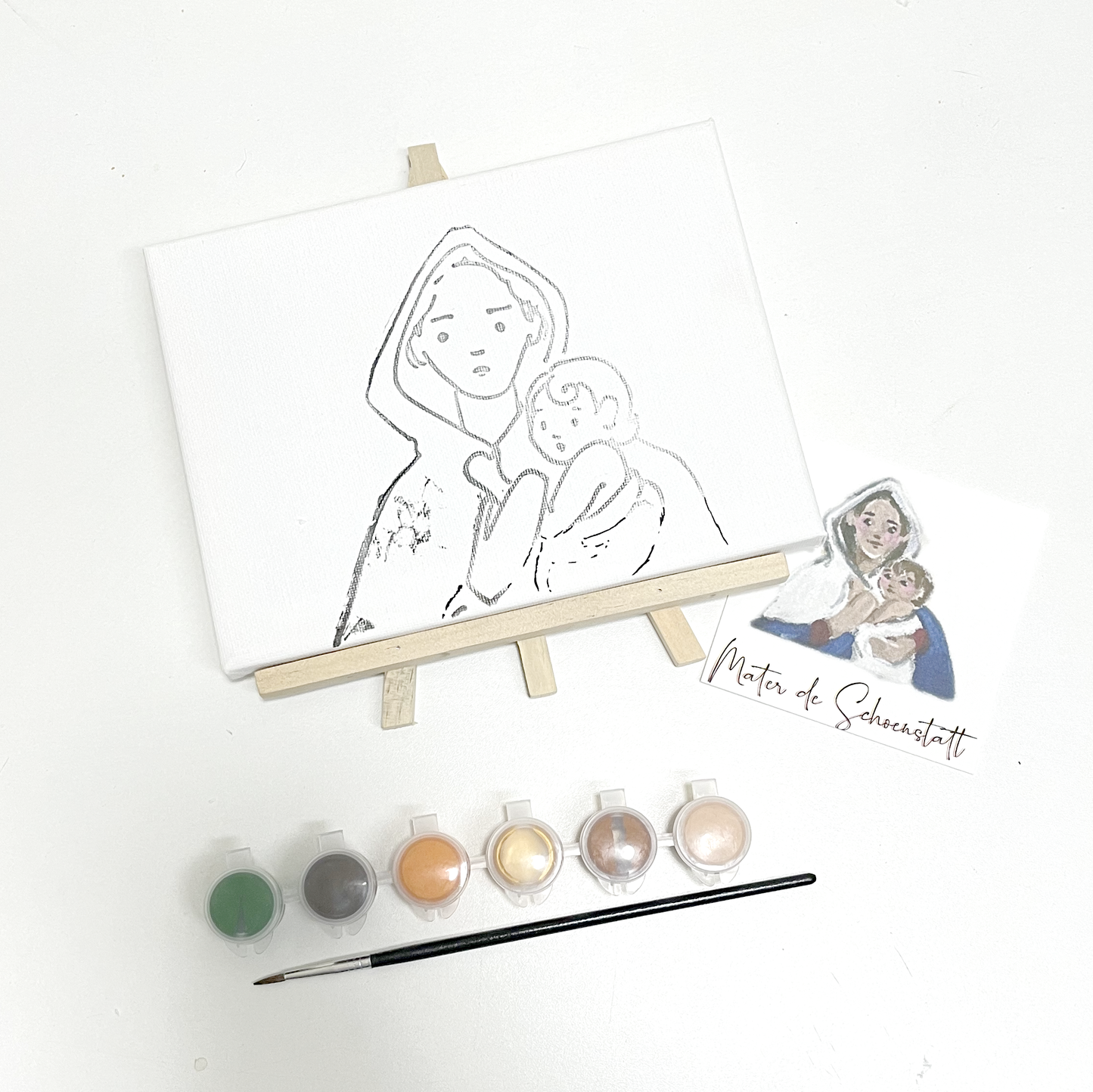 Kit Lienzo Para Pintar - Unitario