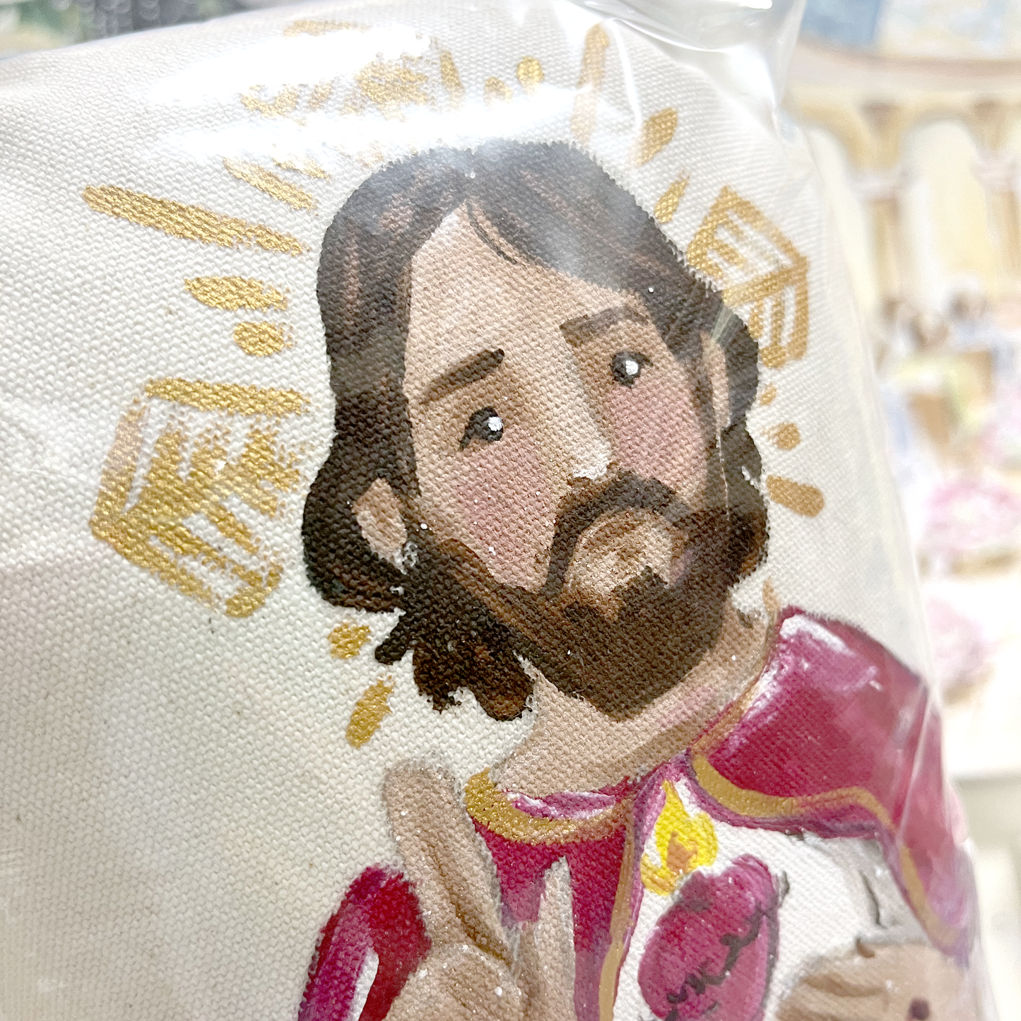 Sagrado Corazón de Jesús - Almohadas Pintadas