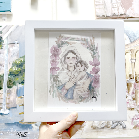 Adicional - Marco Basico Cuadrado de madera - Pequeño