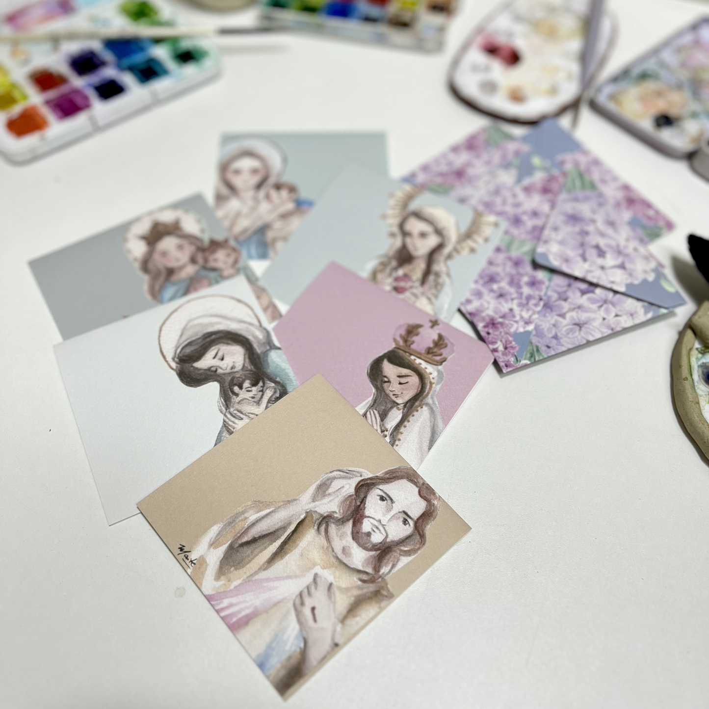 Desde el Cielo - Set de 12 Tarjetas con Sobre