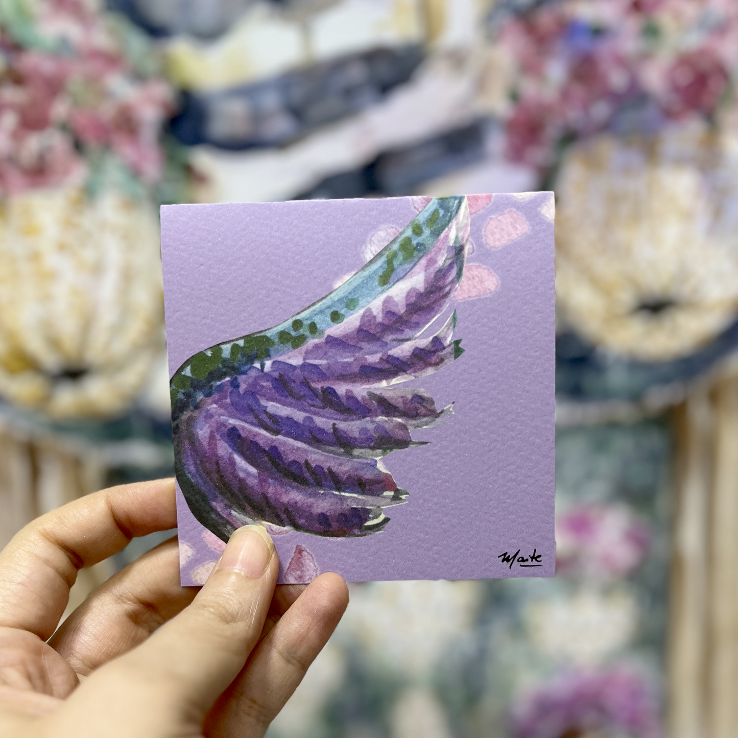Colibríes - Set de 12 Tarjetas con Sobre