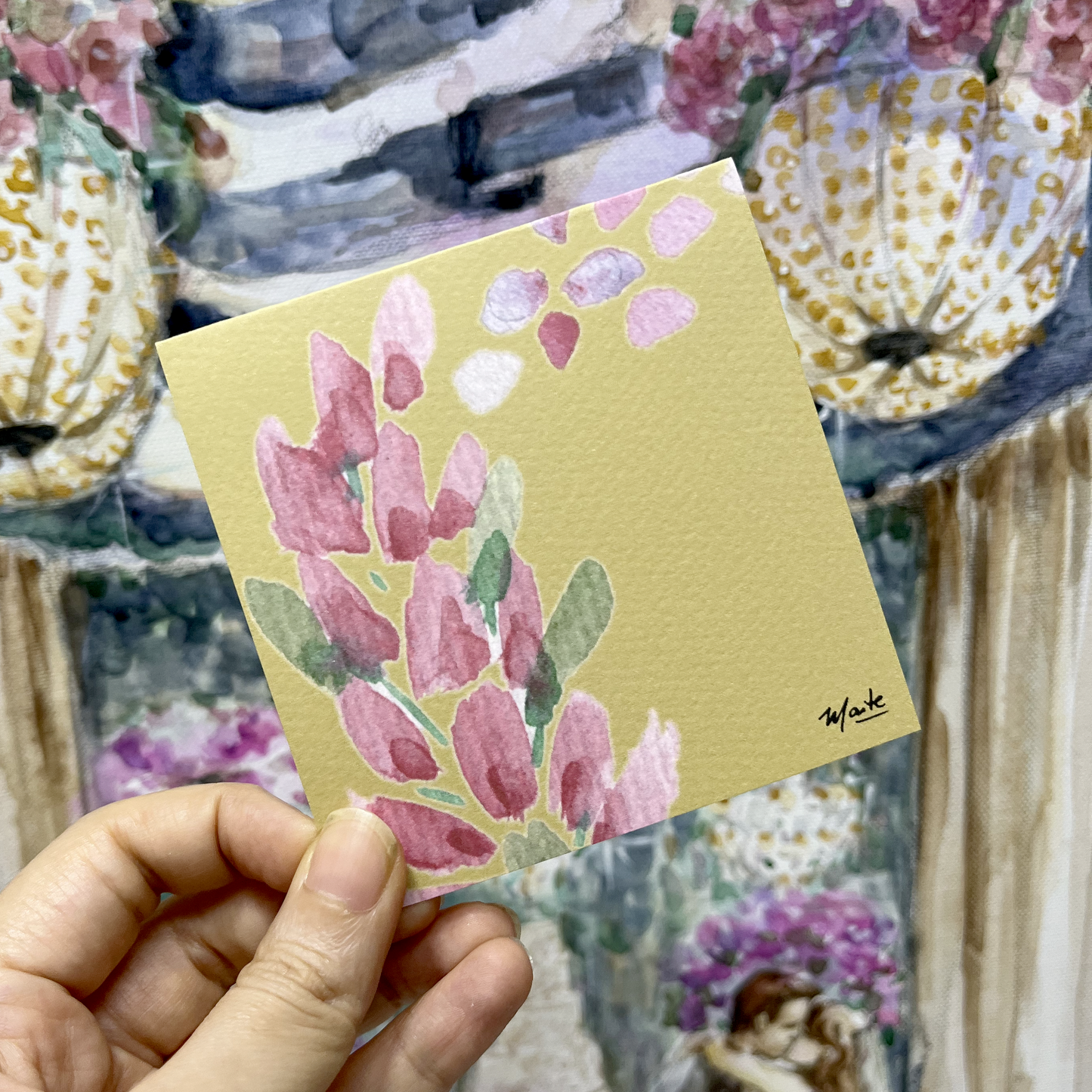 Colibríes - Set de 12 Tarjetas con Sobre
