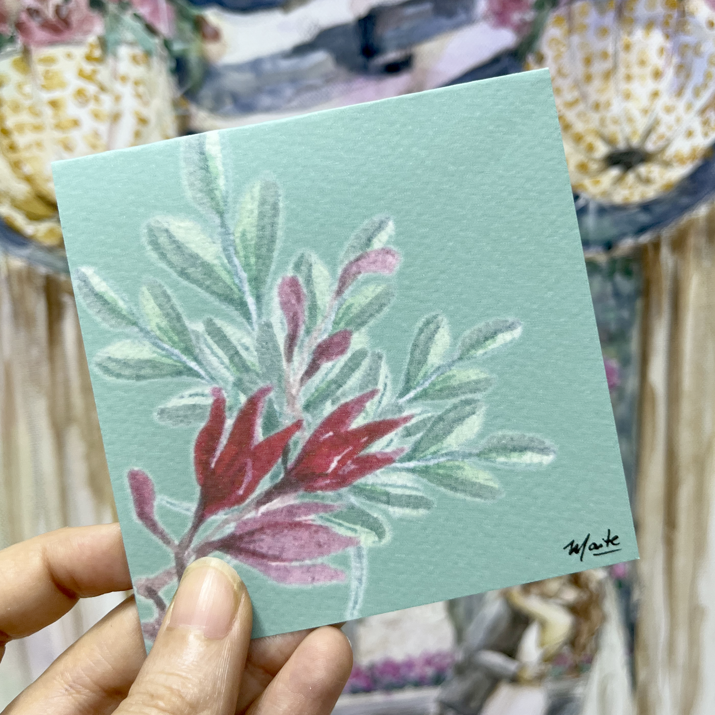 Colibríes - Set de 12 Tarjetas con Sobre