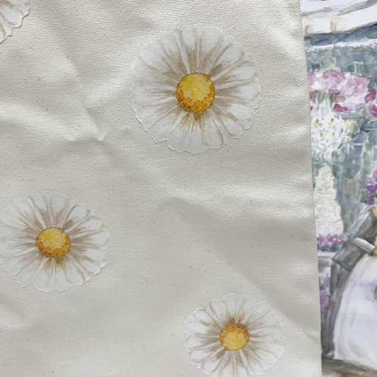 Tote estampado con Margaritas - Flores para ti