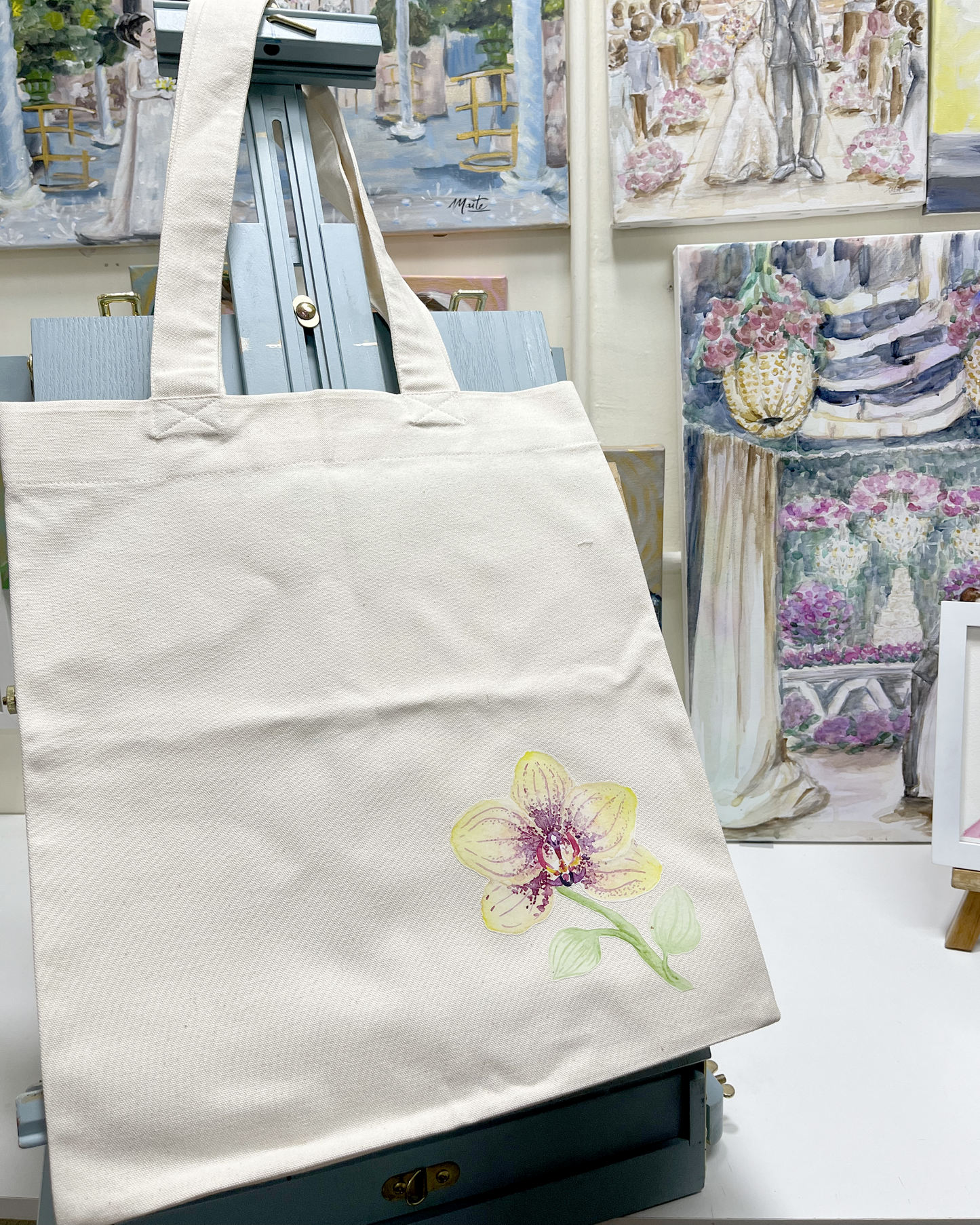 Tote estampado con Orquidea - Flores para ti
