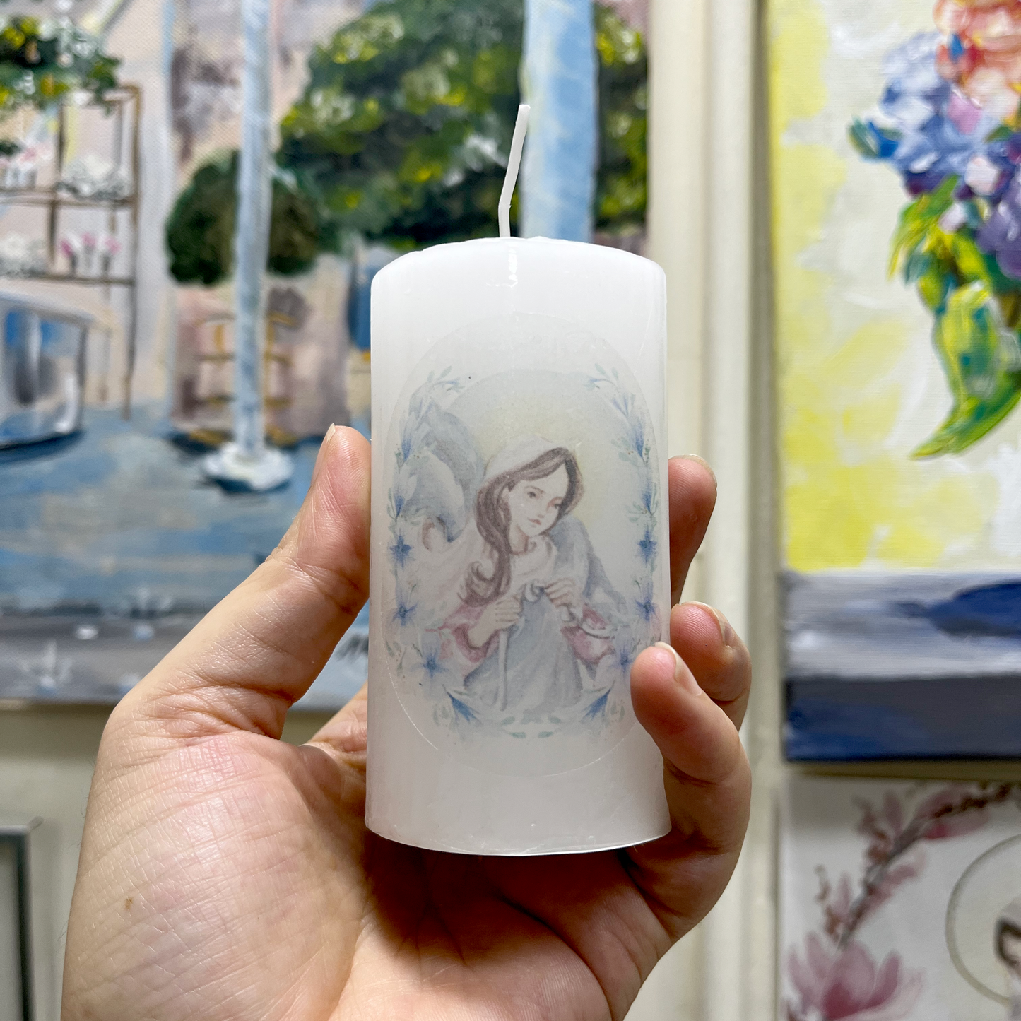 Vela tipo Cirio - Virgen Desata Nudos