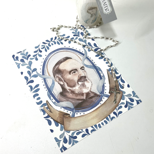 Lámina de el Santo Padre Pio - Print