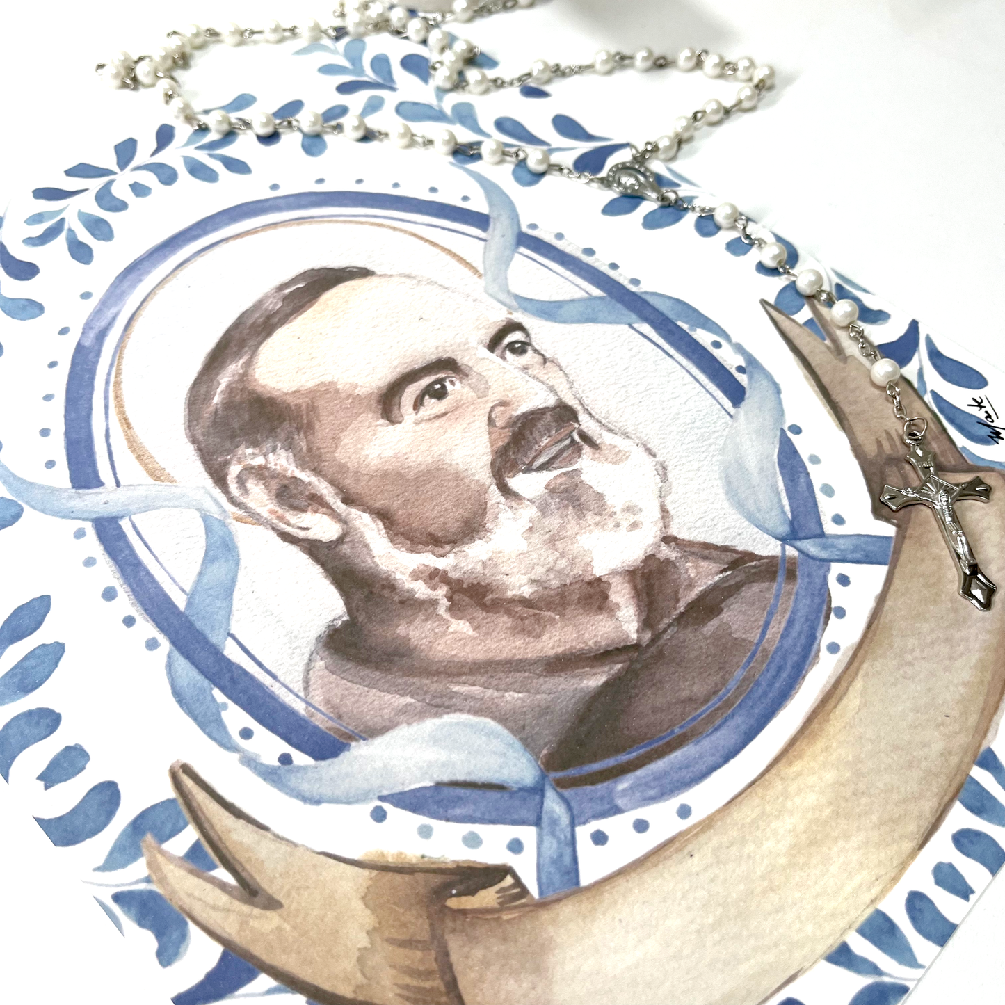 Lámina de el Santo Padre Pio - Print