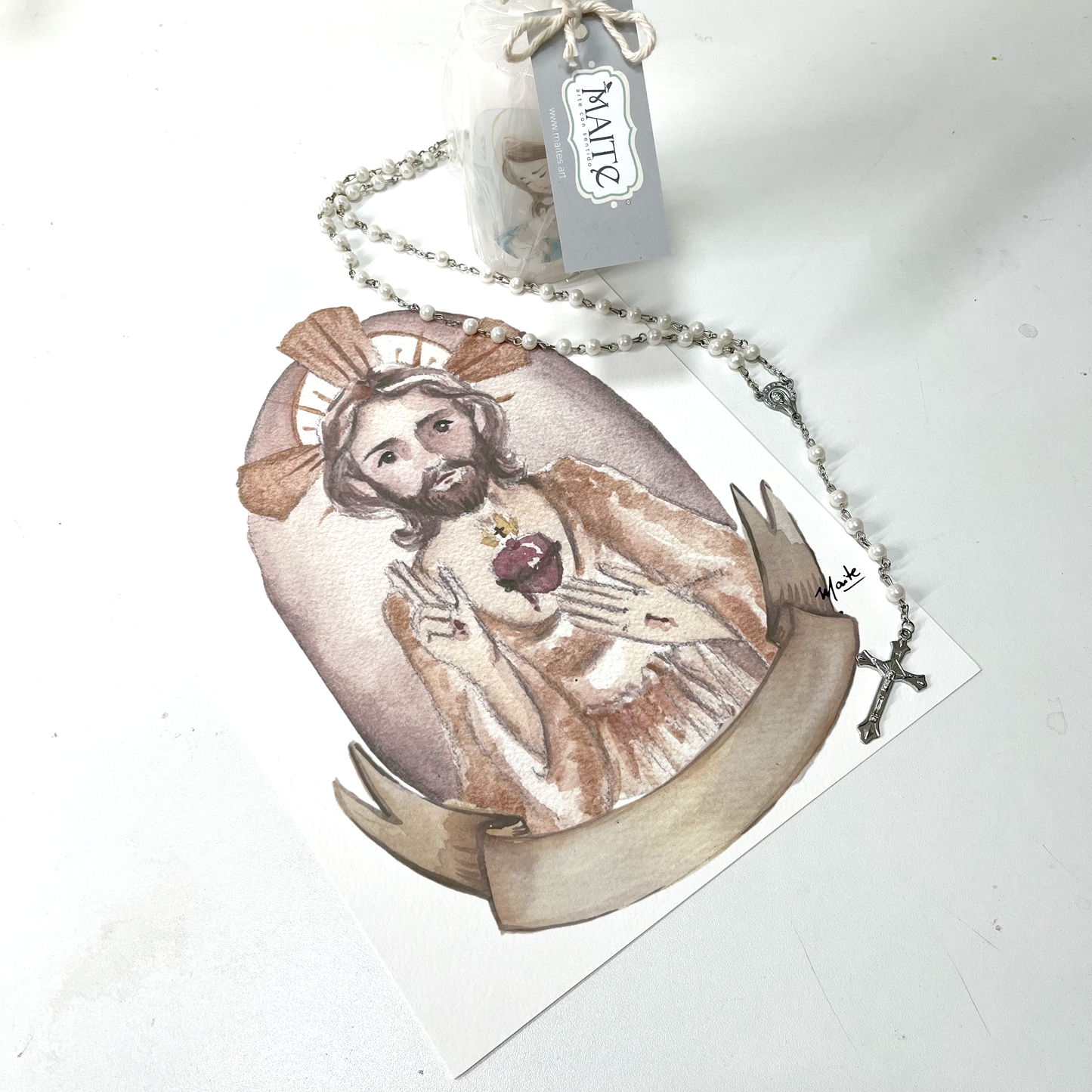 Lámina del Sagrado Corazón de Jesús - Print
