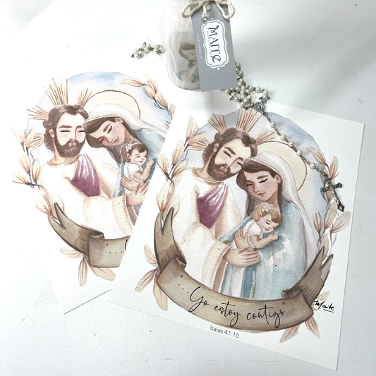 Lámina Yo estoy contigo Bebe - Print