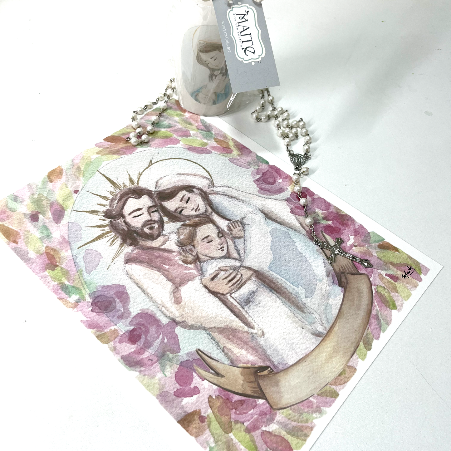 Lámina Yo estoy contigo niña - Print