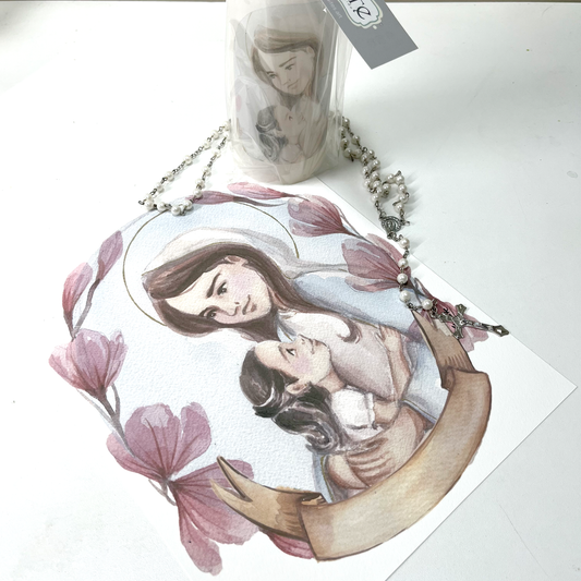 Lámina María Mírame - Niña - Print