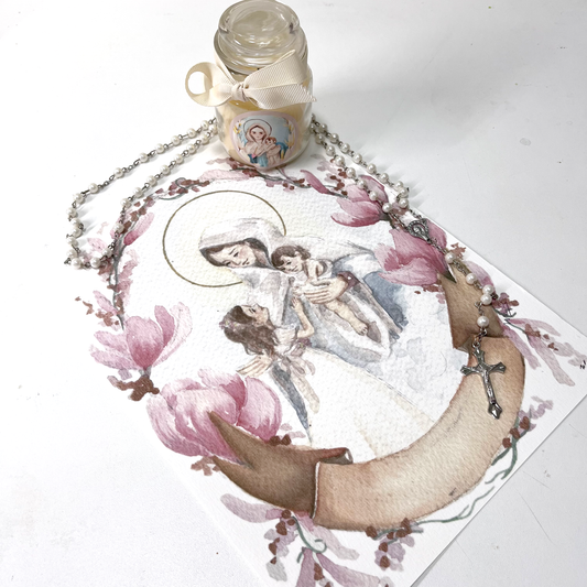 Lámina Primera Comunion de la Mano de María - Print