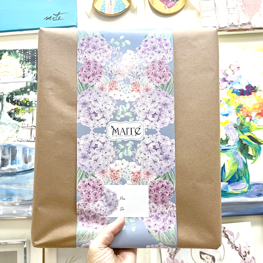 Virgen de Lourdes - Acuarela Original