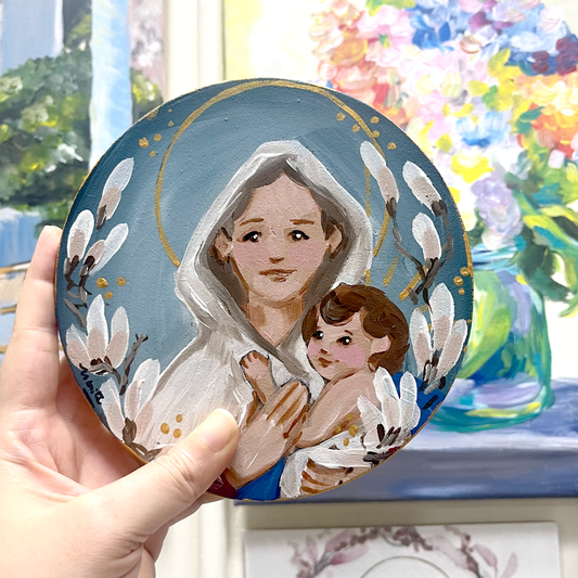 Mater de Schoenstatt Aplique de Pared - Maria Mirame