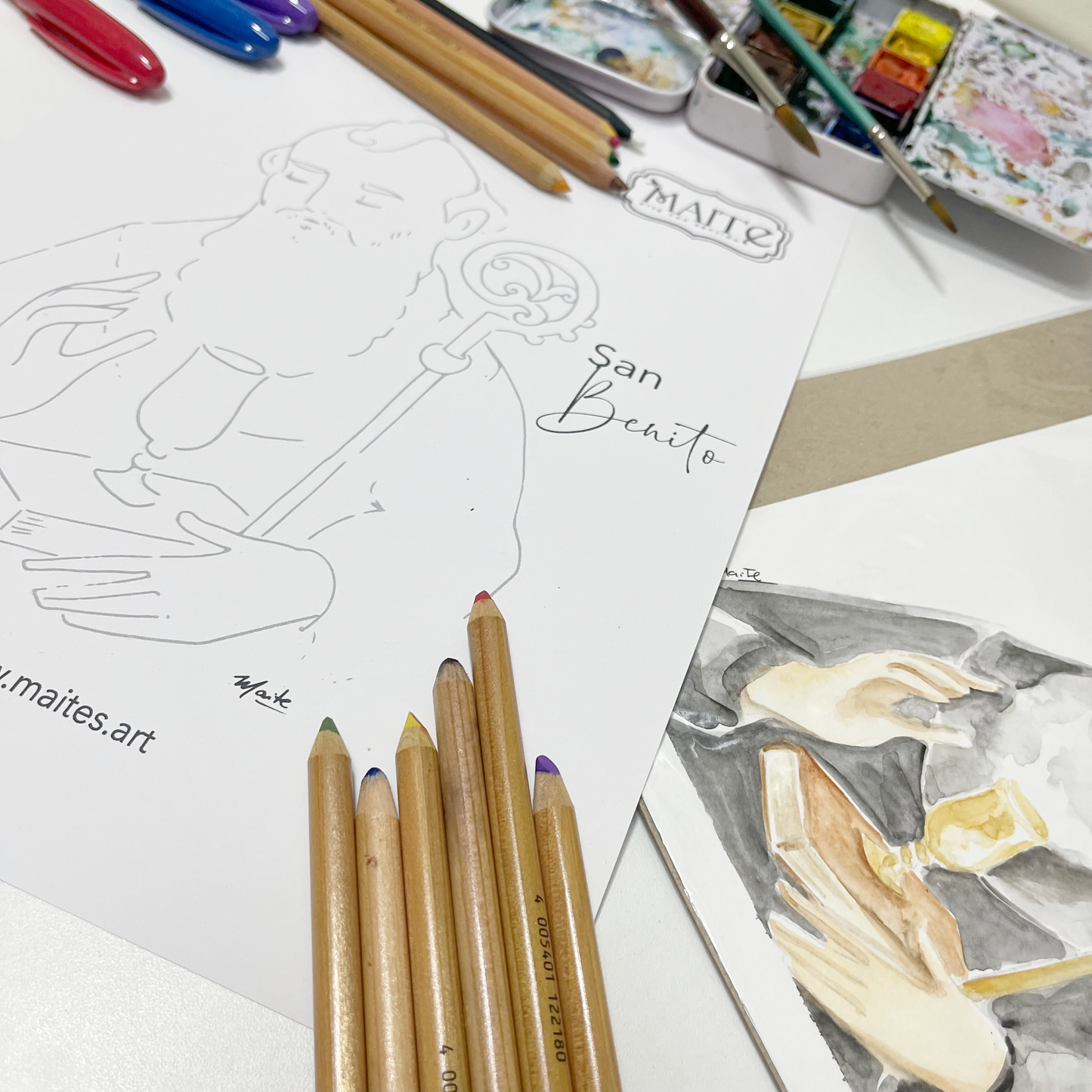 San Benito - Descargable para Pintar