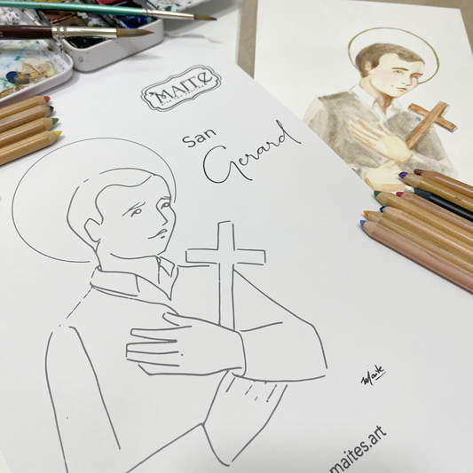 San Gerard - Descargable para Pintar