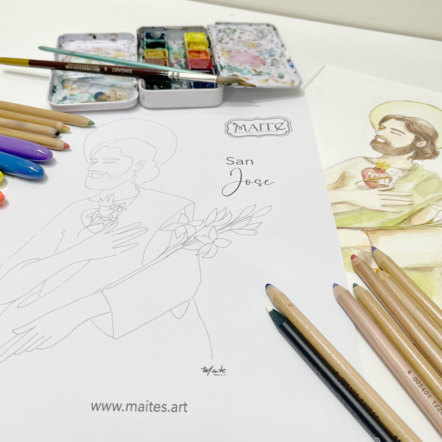 San José - Descargable para Pintar