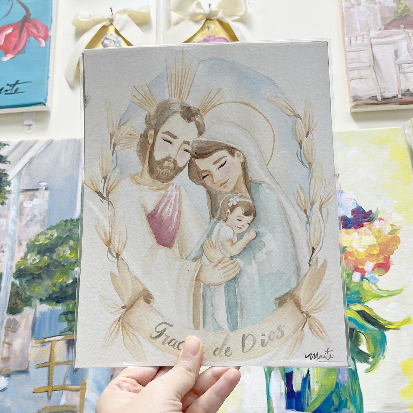 Gracia de Dios - Acuarela Original