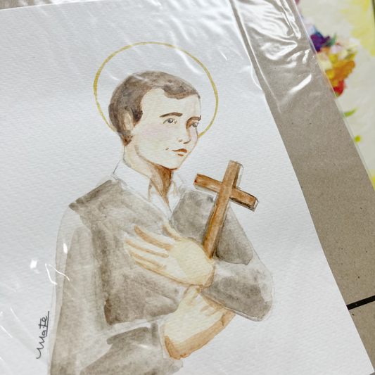 San Gerard - Acuarela Original