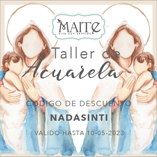 Taller Presencial de Acuarela para Principiantes - Pintando el Amor de Dios - Mater