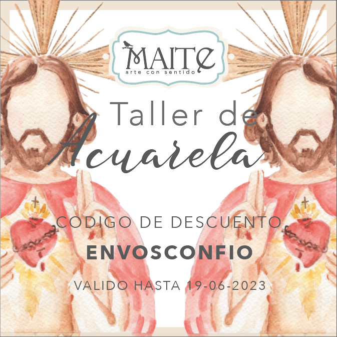 Taller Presencial de Acuarela para Principiantes - Pintando el Amor de Dios - Corazon de Jesus