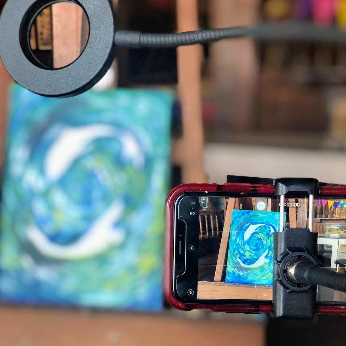 Flores Colgantes - Videos tutoriales en Acrilico - Wander Art