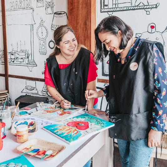 Pintemos Peces - WanderBox - Kit de materiales de Pintura