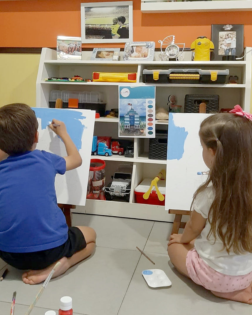 Casita Playera - Videos tutoriales en Acrilico - Wander Art