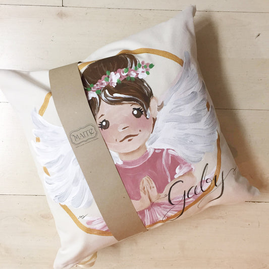 Bajo Pedido - Cojín 2 Piezas - Pintado a Mano Personalizado