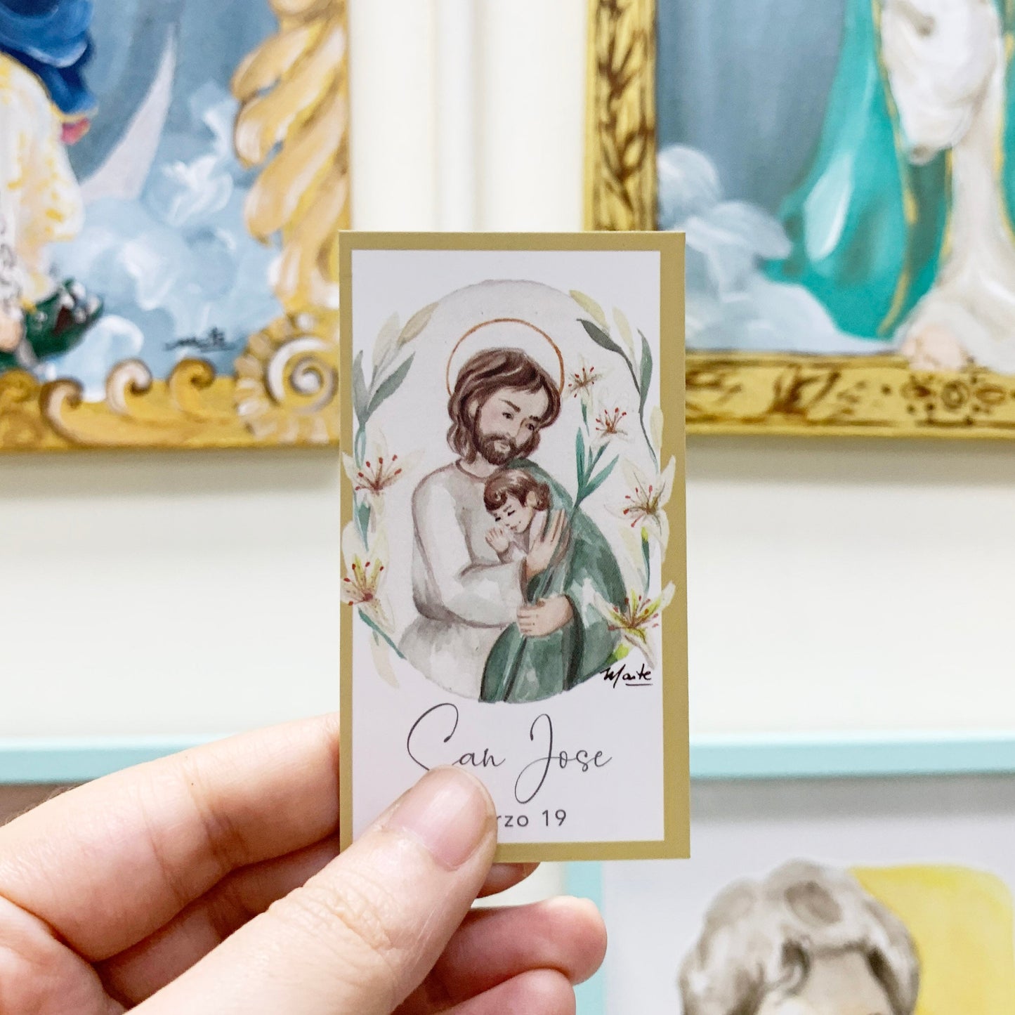 Estampita con Oración - unitaria