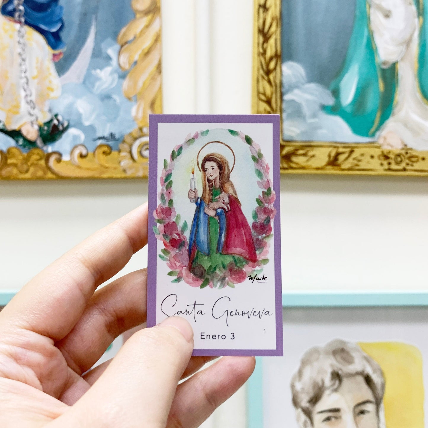 Estampita con Oración - unitaria