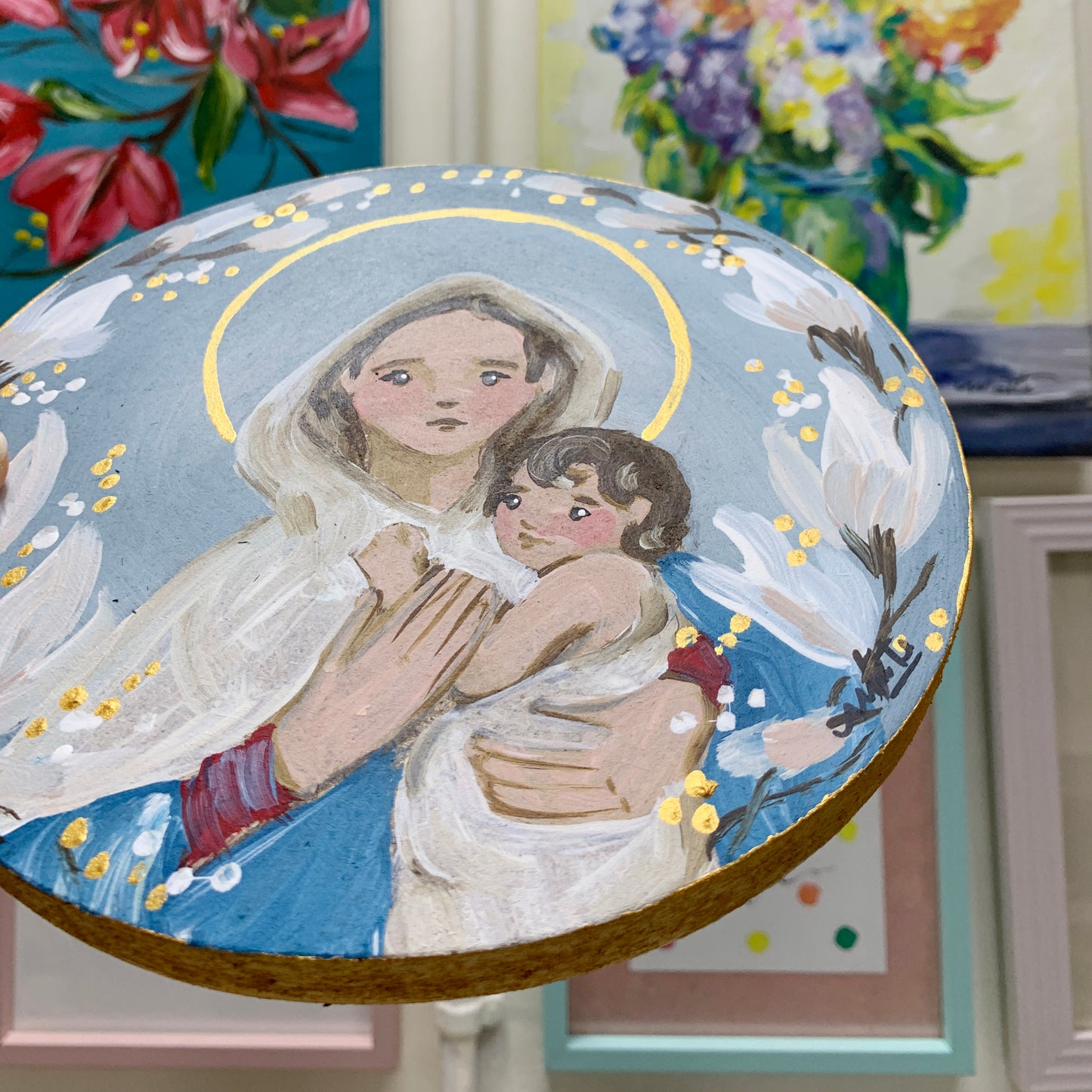 Mater de Schoenstatt Aplique de Pared - Maria Mirame
