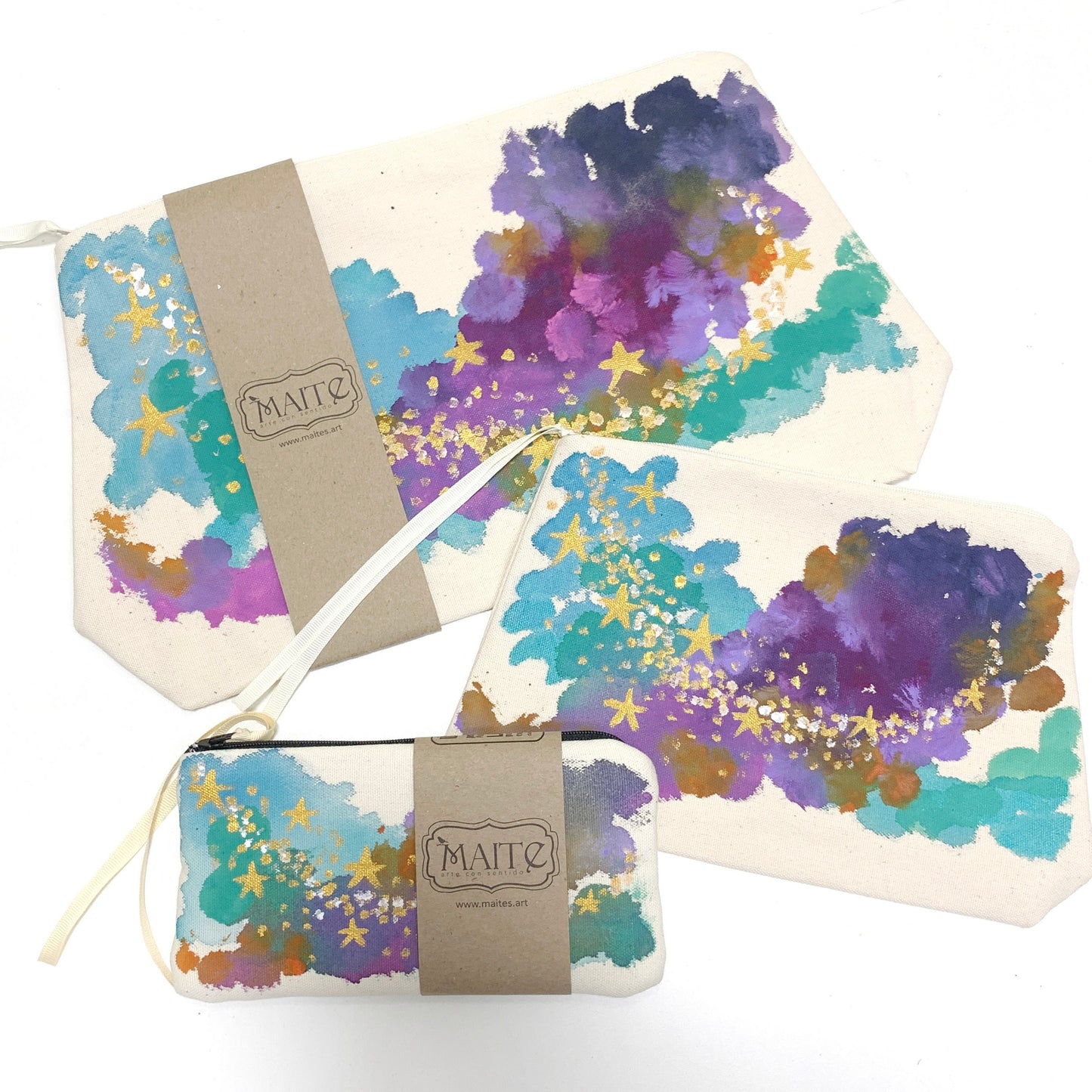 Cielo Estrellado - Mochila de cuerdas Grande