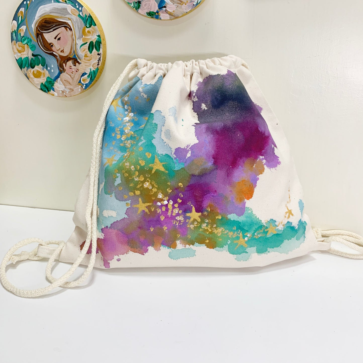 Cielo Estrellado - Mochila de cuerdas Grande
