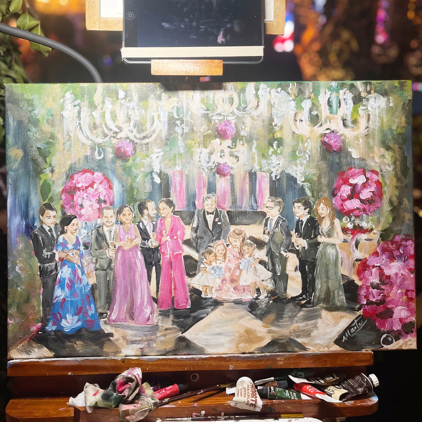 Eventos con Arte - Paquete de Experiencia de Pintura En Vivo para eventos
